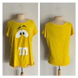 FREE IN BUNDLE Yellow M&M tee *RUNS SMALL